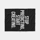 の個人インスパイア開発に対する冷静な知恵 フリースブランケット (正面(横))