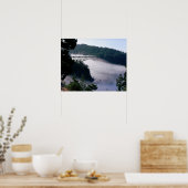 ~の偽パス橋の下に霧が漂う ポスター (キッチン)