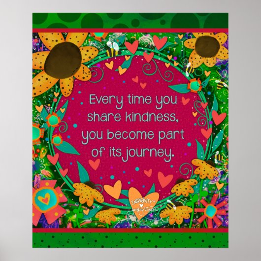 の優インスパイアしさ引用文教室のインスピリチュアル ポスター (正面)