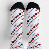 の入札保生き返し4枚のカードスーツ ソックス (上部)