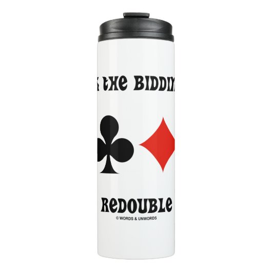 の入札保生き返し4枚のカードスーツ タンブラー (正面)