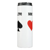 の入札保生き返し4枚のカードスーツ タンブラー (裏面)