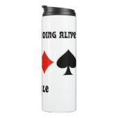 の入札保生き返し4枚のカードスーツ タンブラー (回転右)