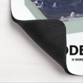 の内で埋め込まれる地質学者(沈み込み帯の地帯) マウスパッド (コーナー)