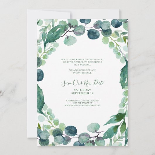 の再結婚計画日フローラ環境 招待状 (裏面)