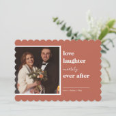 の写真の後ずっと楽しく笑い結婚を愛する シーズンカード (スタンド正面)