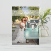 の写真の後ずっと楽しく結婚駆け落ち 招待状 (スタンド正面)