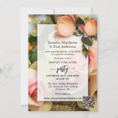 の写真の後ずっと楽しく結婚駆け落ち 招待状 (裏面)