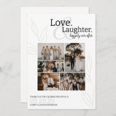 の写真の後結婚ずっと幸せに サンキューカード (正面/裏面)