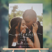 の写真へよ結婚うこそパーソナライズされた アクリルサイン (ニュートラル)