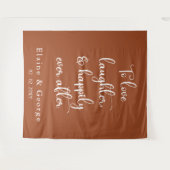 の写真プロップ結婚背景を楽しく タペストリー (正面(横))