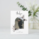の写真結婚ありがとうポストカード ポストカード (スタンド正面)