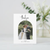 の写真結婚ありがとうポストカード ポストカード (スタンド正面)
