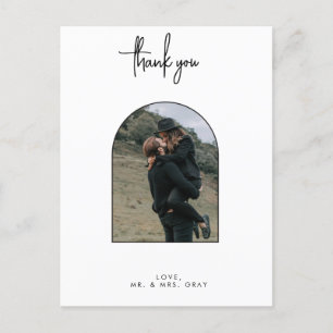 の写真結婚ありがとうポストカード ポストカード