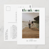 の写真結婚ありがとうポストカード ポストカード (正面/裏面)