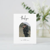 の写真結婚ありがとうポストカード ポストカード (スタンド正面)