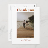 の写真結婚ありがとうポストカード ポストカード (正面/裏面)