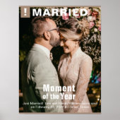 の写真結婚おもしろい雑誌の表紙の追加 ポスター (正面)
