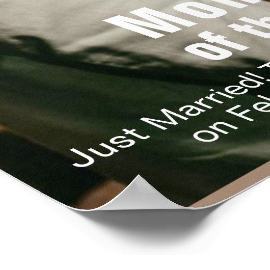 の写真結婚おもしろい雑誌の表紙の追加 ポスター (角)