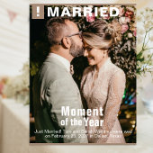 の写真結婚おもしろい雑誌の表紙の追加 ポスター