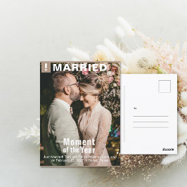 の写真結婚おもしろい雑誌の表紙の追加 ポストカード