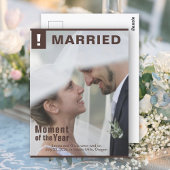 の写真結婚おもしろい雑誌の表紙の追加 ポストカード
