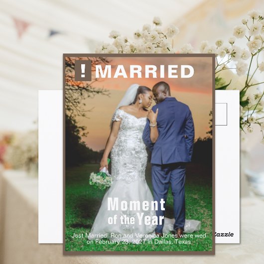 の写真結婚おもしろい雑誌カバーポストカードの追加 ポストカード