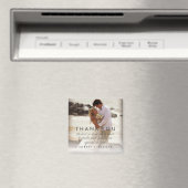 の写真結婚に感謝メッセージをお願い マグネット (インサイチュ (食洗機))