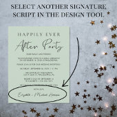 の写真結婚のセージがパーティー招待状後ずっと幸せに