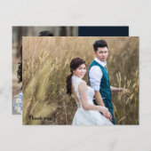 の写真結婚は両面海軍に感謝 ポストカード (正面/裏面)