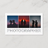 の写真結婚コラージュ 名刺 (正面)