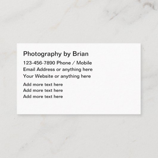 の写真結婚サービスの両面ビジネス 名刺 (裏面)