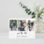 の写真結婚セーブ・ザ・デート案内はがき ポストカード (スタンド正面)