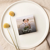 の写真結婚予算の手書きサンキューカード ノートカード