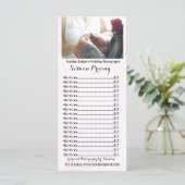 の写真結婚価格のラック・カード メニュー (スタンド正面)