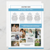 の写真結婚価格ガイドテンプレート (正面/裏面)