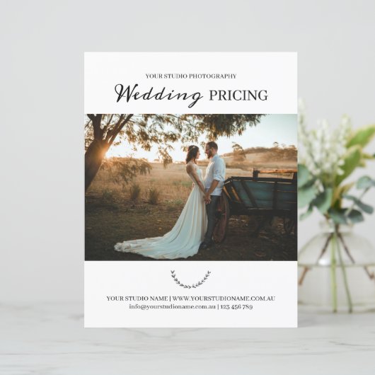 の写真結婚価格リスト価格ガイド (スタンド正面)