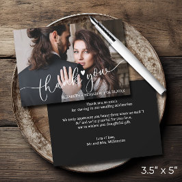 の写真結婚手書きの予算ありがとう ノートカード