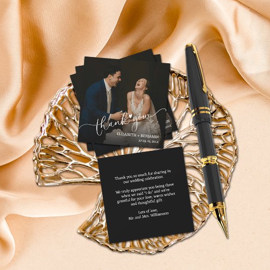 の写真結婚手書きの予算ありがとう ノートカード