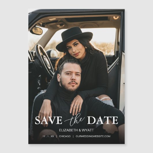 の写真結婚日付の磁気カードを保存 (正面)