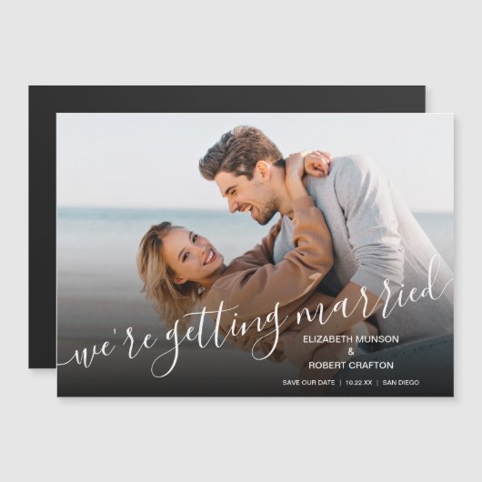 の写真結婚日付の磁気カードを保存 (正面/裏面)