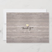 の写真結婚日付を保存Hydrangeas Lights Wood セーブザデート (裏面)