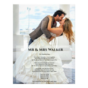 の写真結婚歌詞写真 フォトプリント