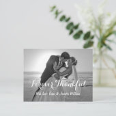 の写真結婚永遠に感謝のノートカード ポストカード (スタンド正面)