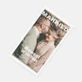 の写真結婚用紙ナプキンの追加 (コーナー)