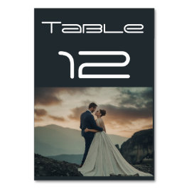 の写真結婚表の番号カード テーブルナンバー