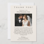 の写真結婚 – ありがとう – カントリー西部の馬 招待状 (正面)