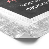 の写真結婚Instagramソーシャルメディアのハッシュタグの署名 ポスター (角)