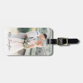 の写真結婚Keepsake荷物タグ ラゲッジタグ (正面横)