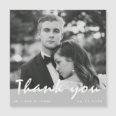 の写真結婚Thanks You Magnet (正面)